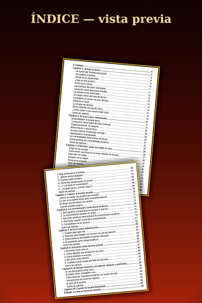 La Verdad Escénica — Método práctico para actuar y dirigir con verdad